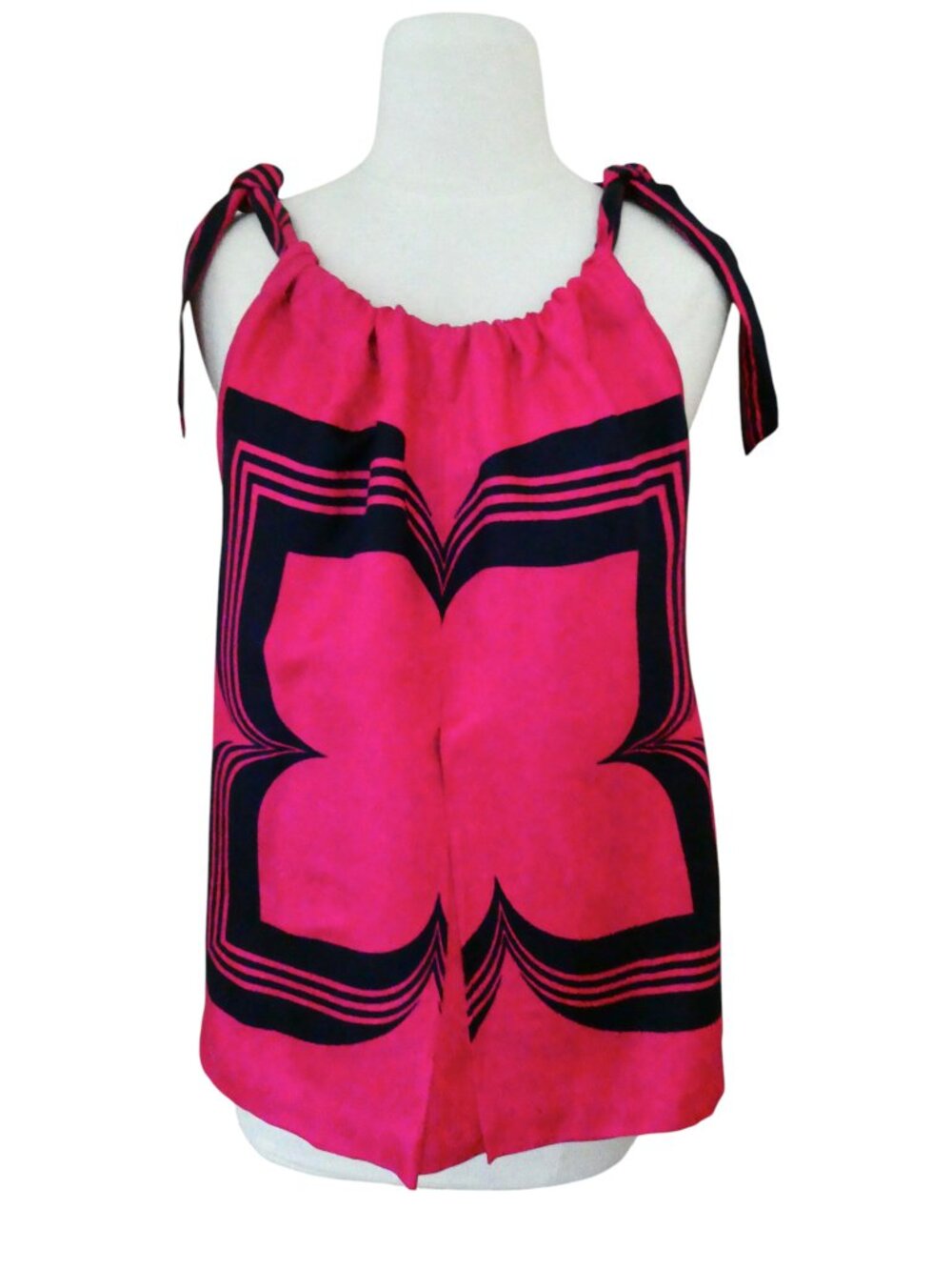 MARC by MARC JACOBS tie shoulder silk blouse sz S